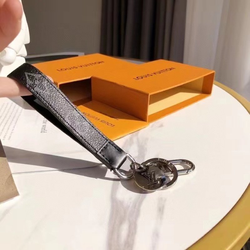 Louis Vuitton Monogram Eclipse Dragone Keychain Black view
