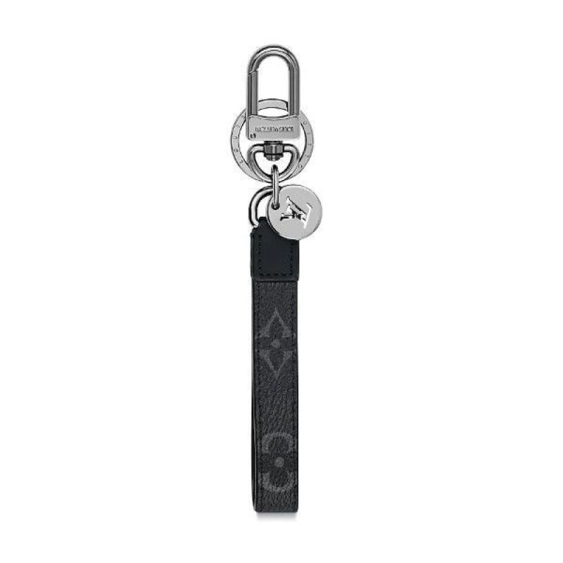 Louis Vuitton Monogram Eclipse Dragone Keychain Black view