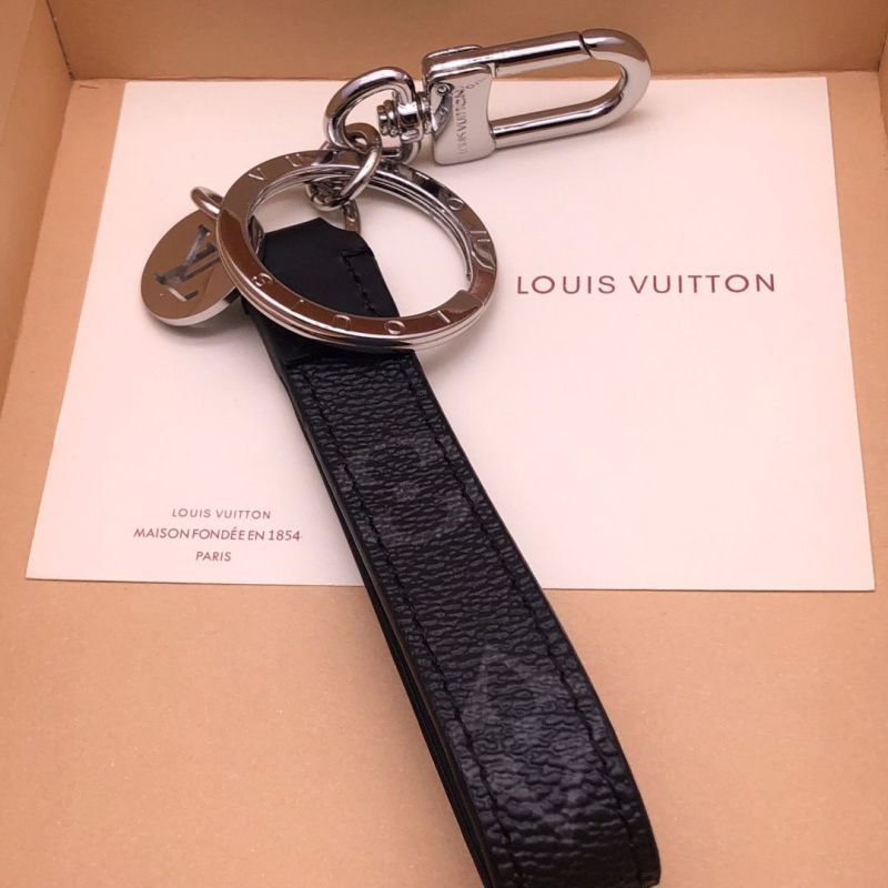 Louis Vuitton Monogram Eclipse Dragone Keychain Black view