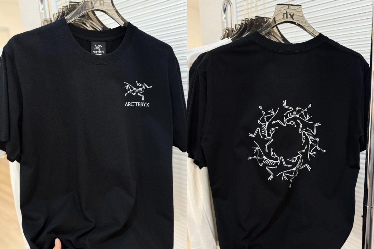 Arc'teryx White Logo Print Short Sleeve T-Shirt view