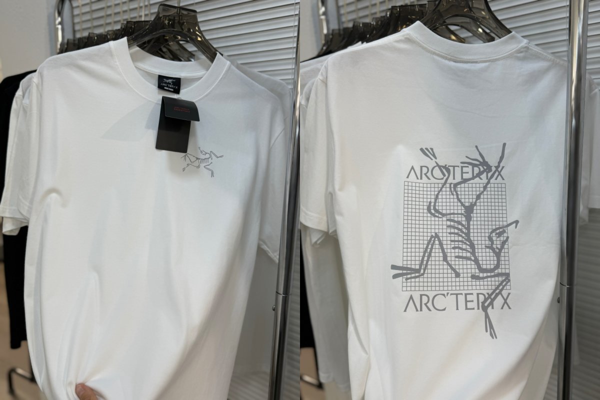 Arc'teryx White Logo Print Short Sleeve T-Shirt view