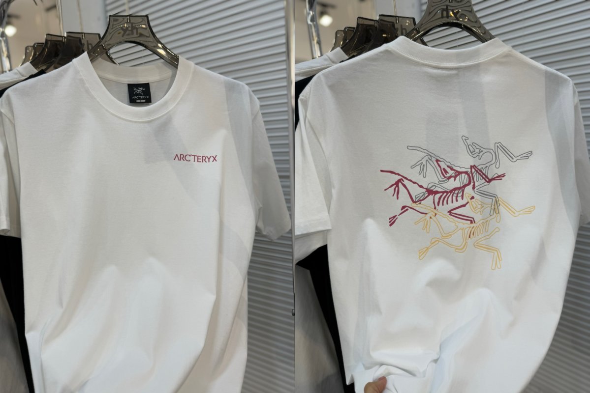 Arc'teryx White Logo Print Short Sleeve T-Shirt view