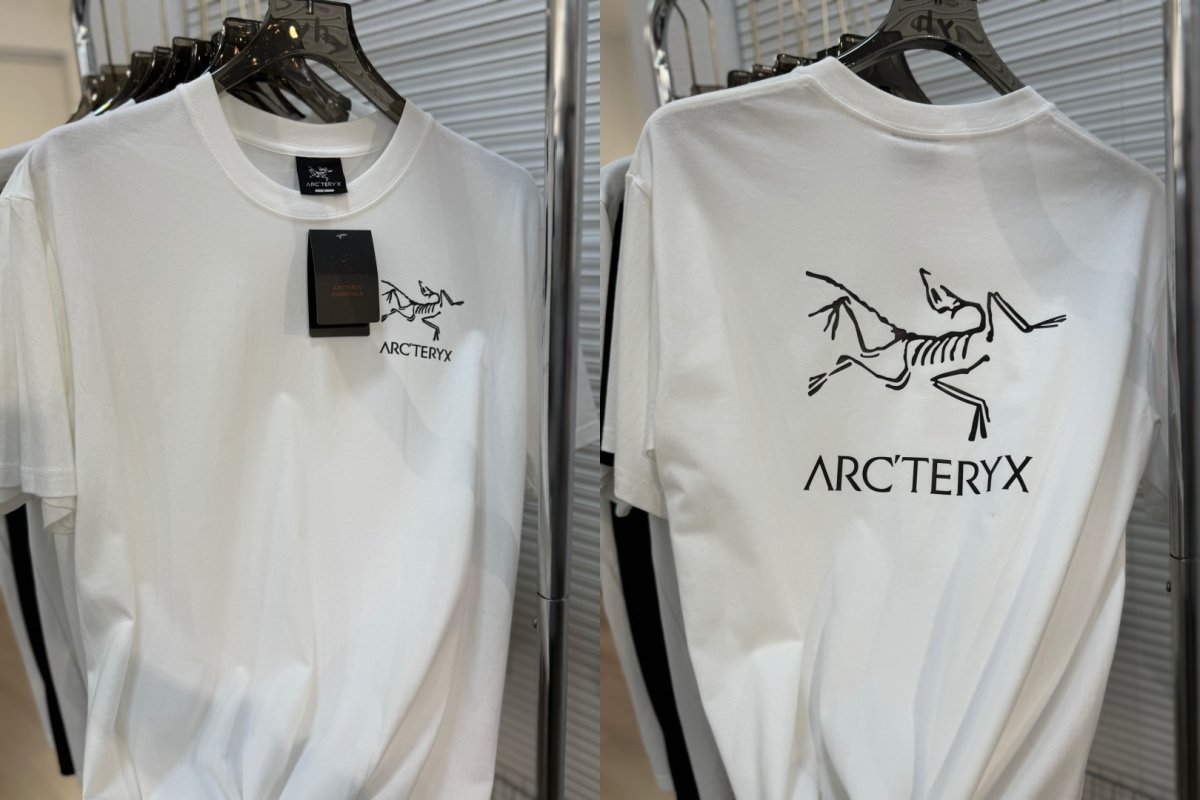 Arc'teryx White Logo Print Short Sleeve T-Shirt view