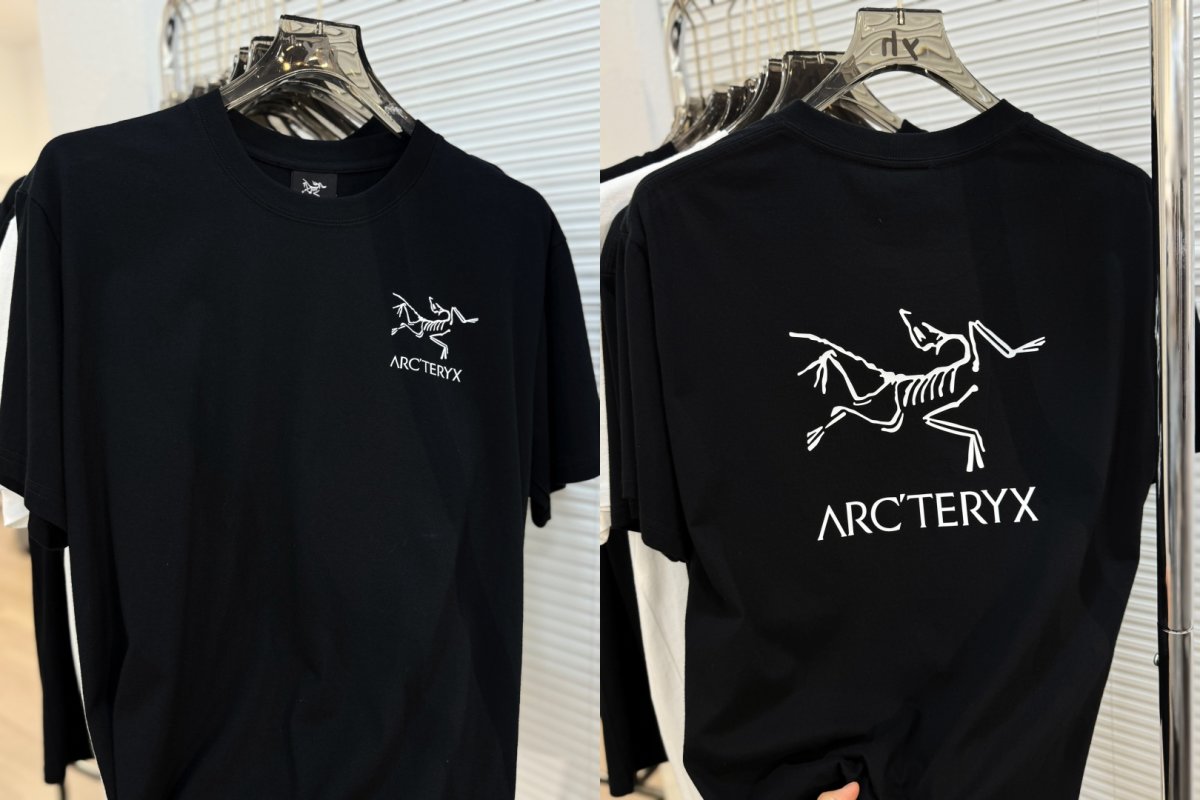 Arc'teryx White Logo Print Short Sleeve T-Shirt view