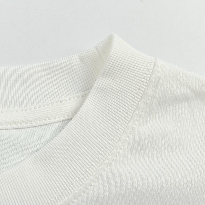 AMI Panda Embroidery Short Sleeve T-Shirt White view