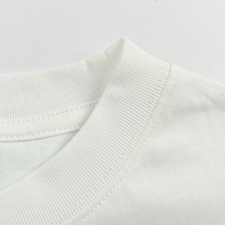 AMI Panda Embroidery Short Sleeve T-Shirt White view 7