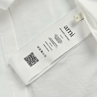AMI Panda Embroidery Short Sleeve T-Shirt White view 9