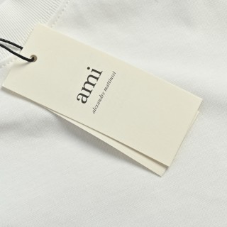 AMI Panda Embroidery Short Sleeve T-Shirt White view 10