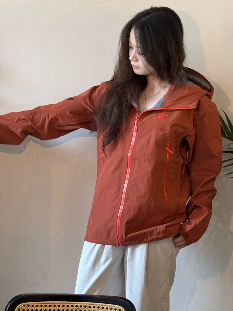 Arc'teryx Beta SL Hooded Windbreaker Jacket Redwood view