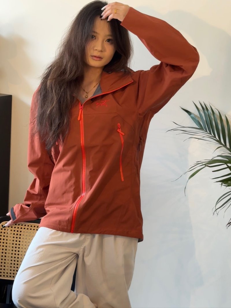 Arc'teryx Beta SL Hooded Windbreaker Jacket Redwood view