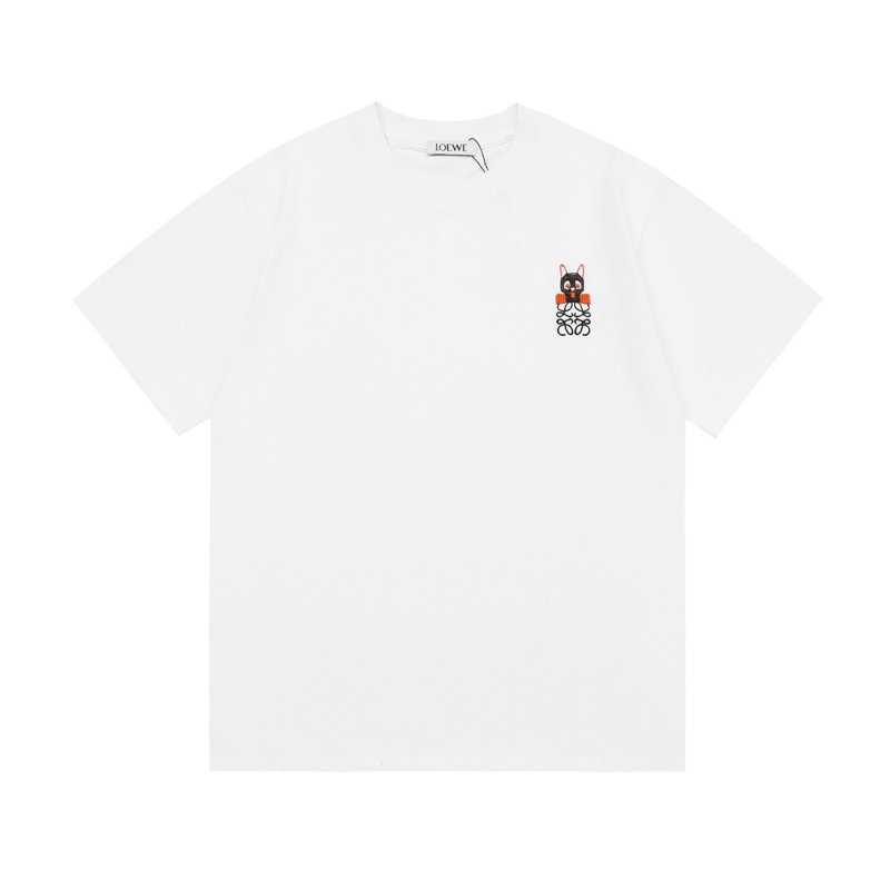White Cat Graphic Short Sleeve T-Shirt view