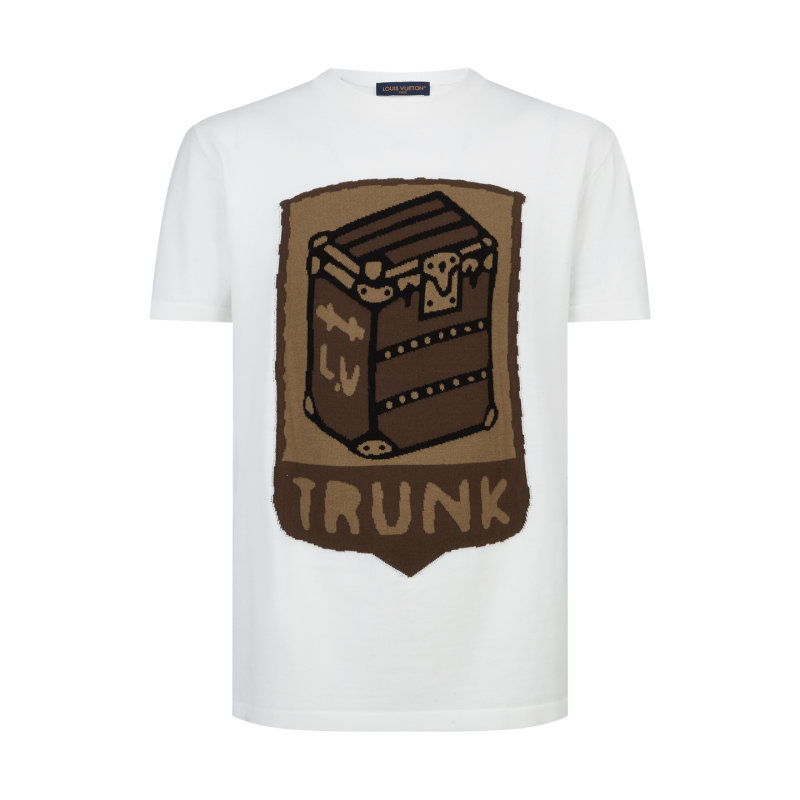 Cream Trunk Graphic Short Sleeve T-Shirt view
