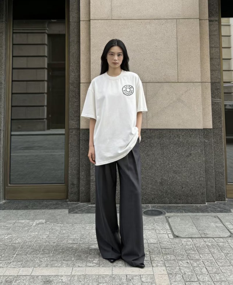 Chrome Hearts Circle Logo Cream T-Shirt view
