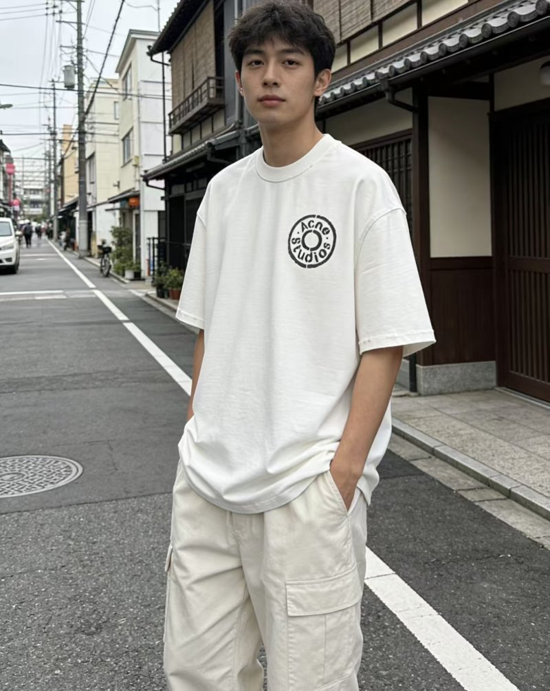 Chrome Hearts Circle Logo Cream T-Shirt view