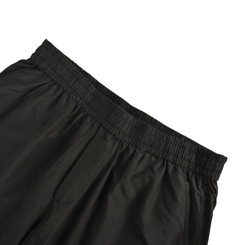 Black Logo Print Shorts view