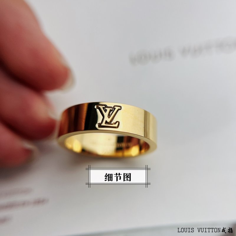 Louis Vuitton Mosaic Gold Thin Ring view