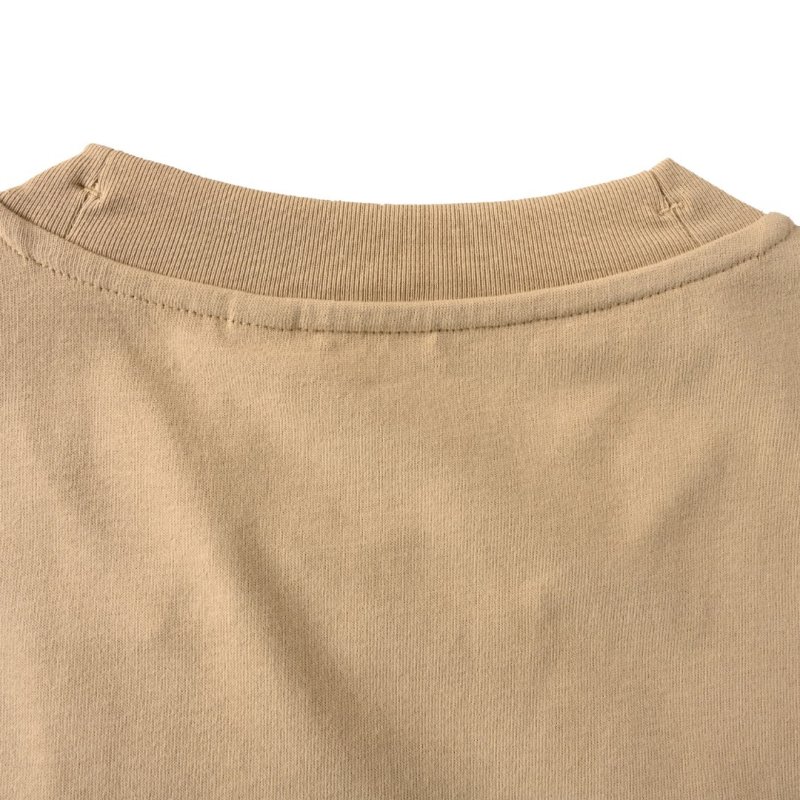 Burberry EKD Embroidered Cream T-Shirt view