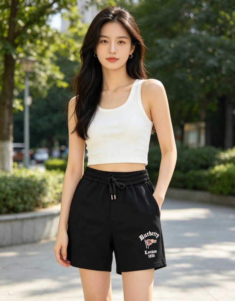 Burberry London 1856 Black Shorts