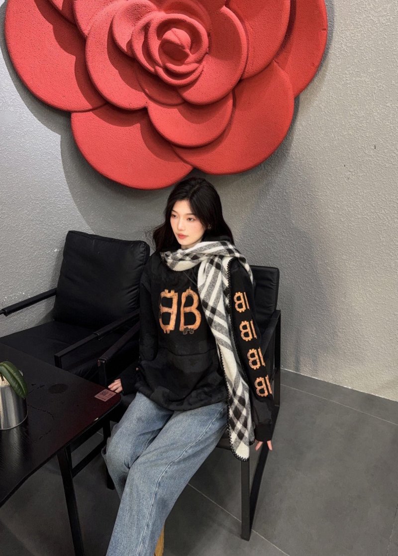 Black Hoodie with Gold Logo Print view