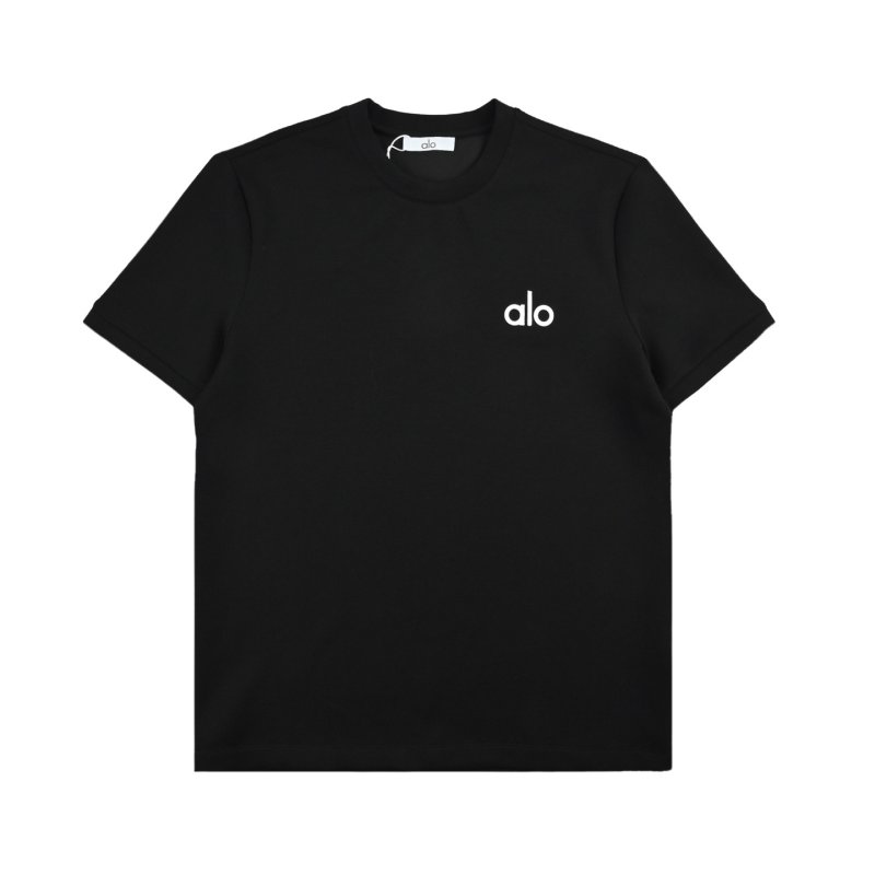 Alo Black Logo Short Sleeve T-Shirt view