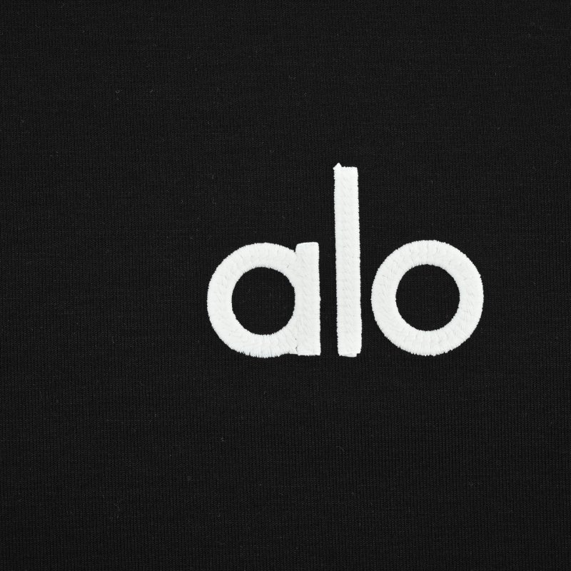 Alo Black Logo Short Sleeve T-Shirt view