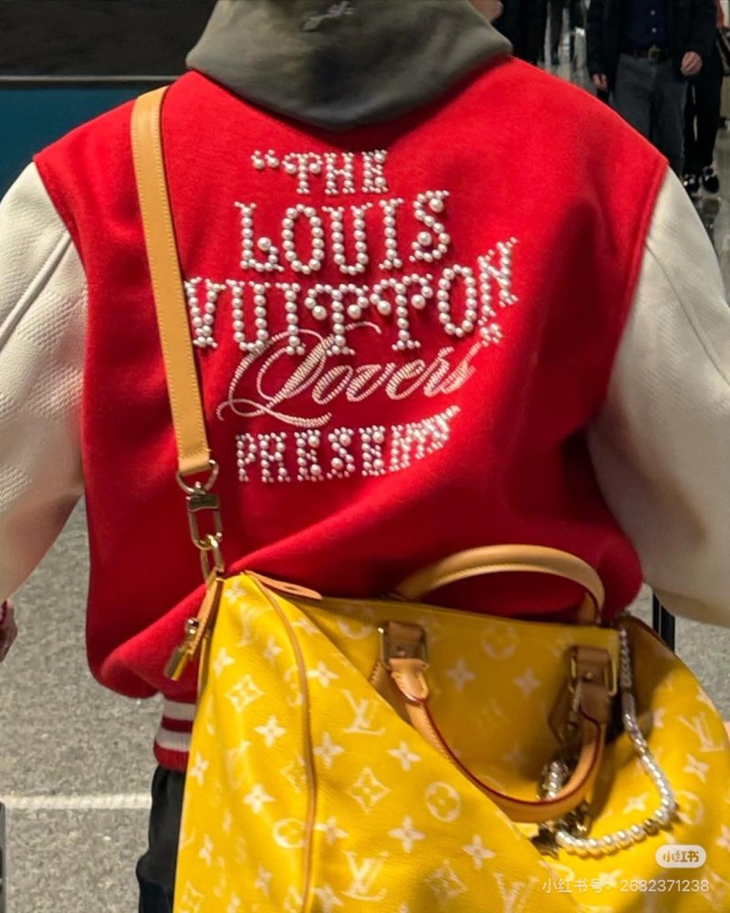 Louis Vuitton Speedy Monogram Yellow Handbag view