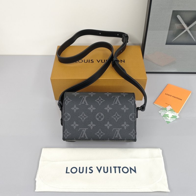Louis Vuitton Steamer Monogram Shoulder Bag Black view