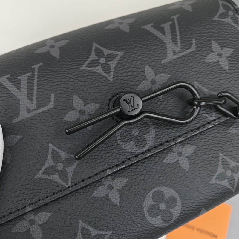 Louis Vuitton Steamer Monogram Shoulder Bag Black view