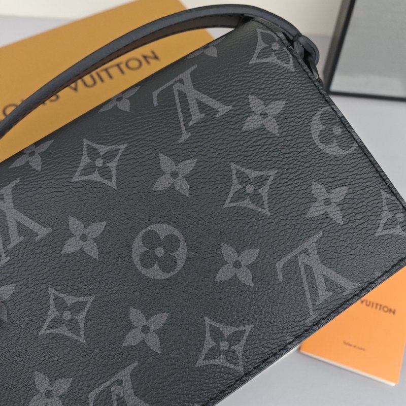 Louis Vuitton Steamer Monogram Shoulder Bag Black view