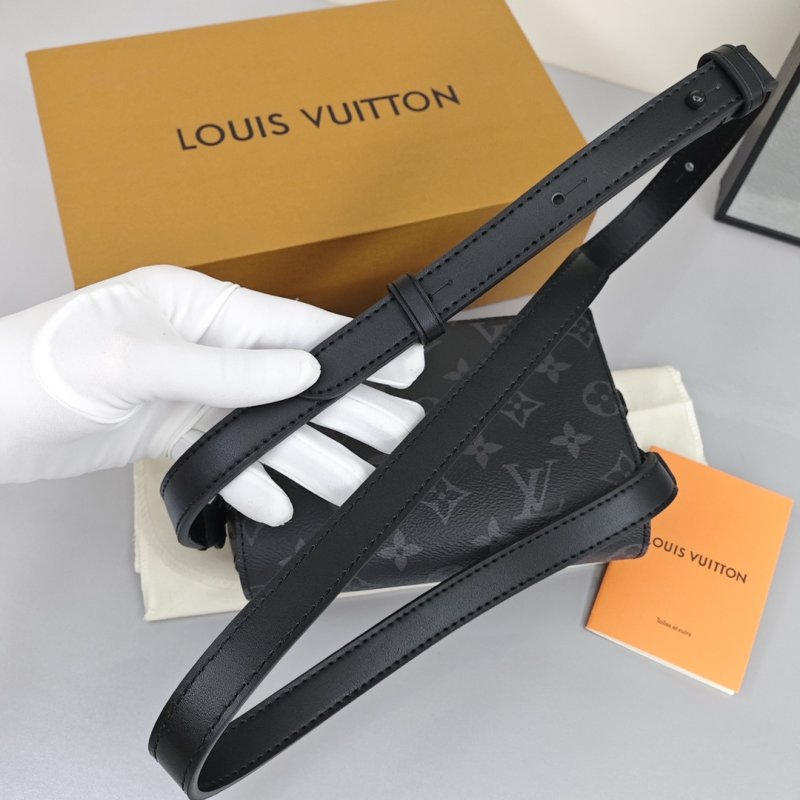 Louis Vuitton Steamer Monogram Shoulder Bag Black view