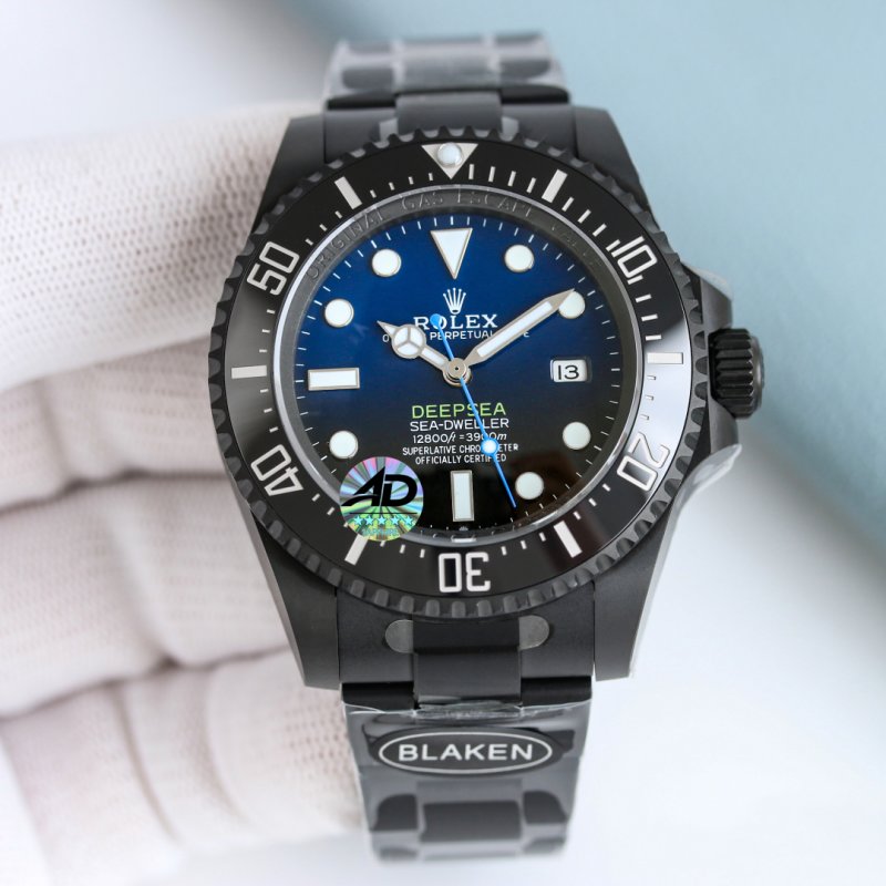 Rolex Sea-Dweller 44mm Black PVD Deep Dive Watch view