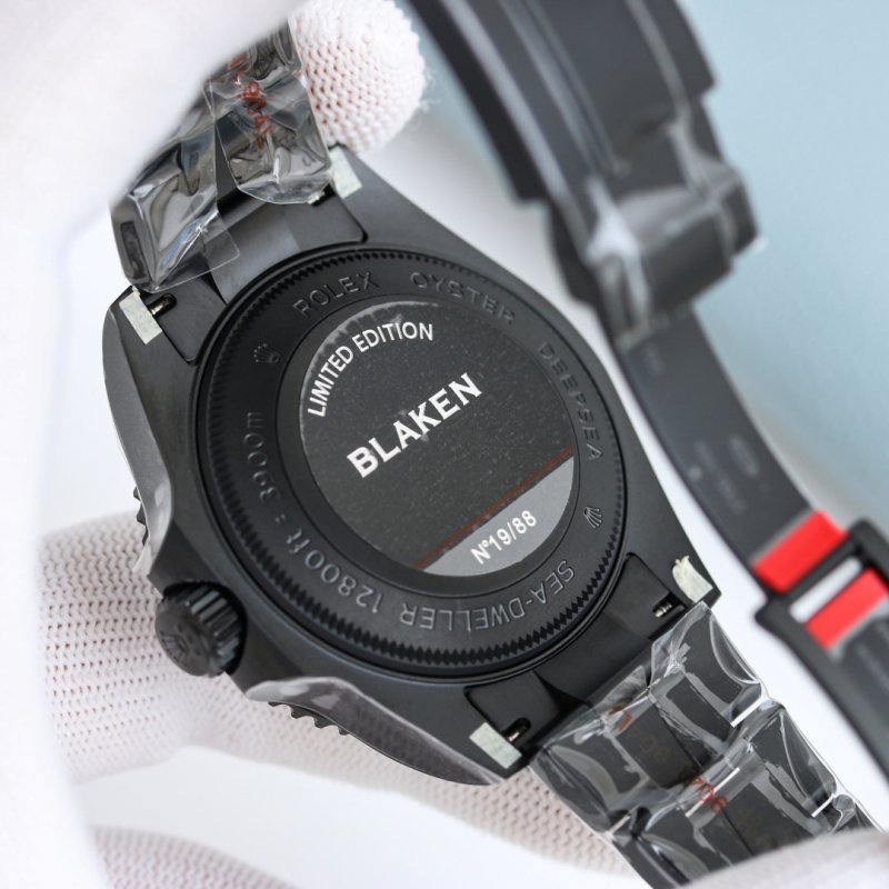 Rolex Sea-Dweller 44mm Black PVD Deep Dive Watch view