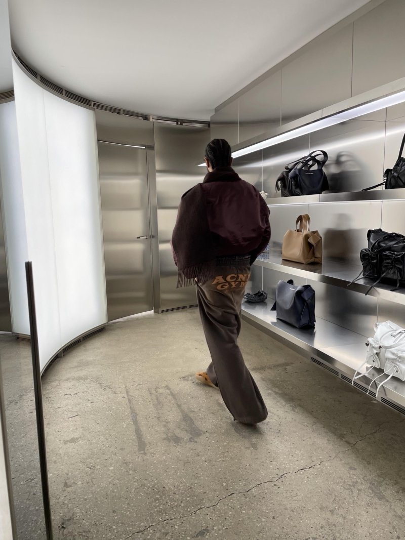 Essentials Brown Logo Sweatpants view