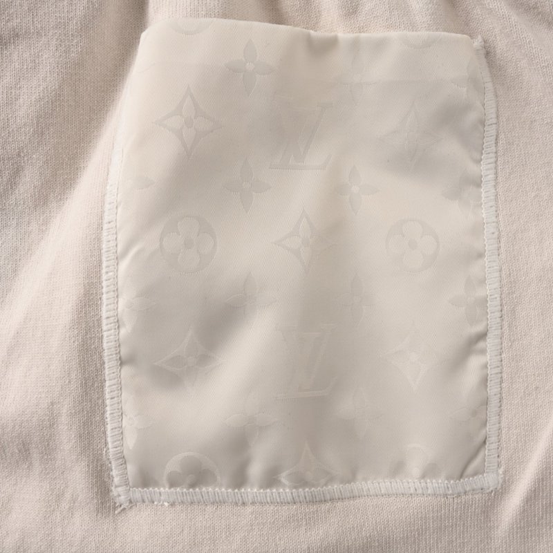 Louis Vuitton Knit Jacquard Nylon Drawstring Shorts Cream view