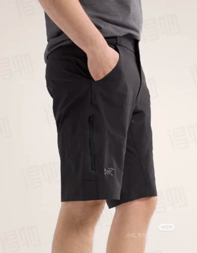 Arc'teryx Black Technical Cargo Shorts