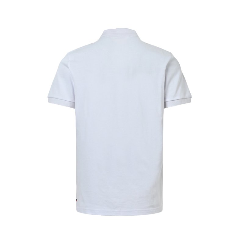 Moncler White Short Sleeve Polo T-Shirt view