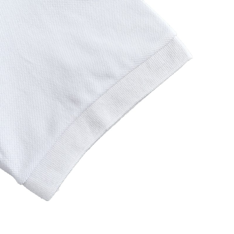 Moncler White Short Sleeve Polo T-Shirt view