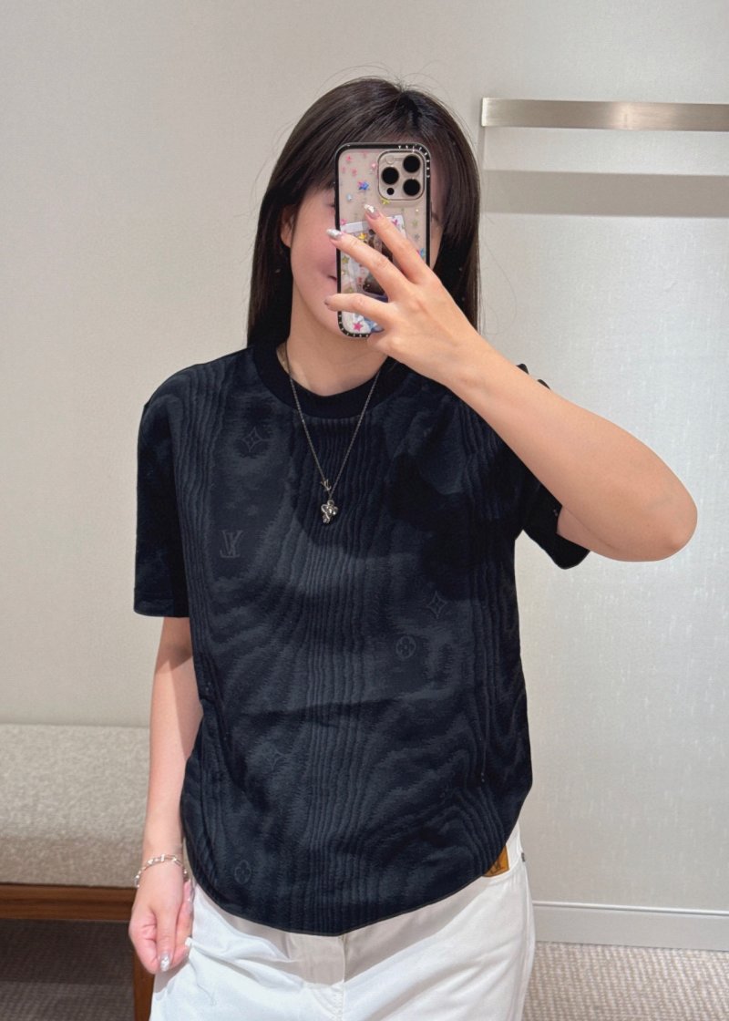 Louis Vuitton Black Monogram Short Sleeve T-Shirt
