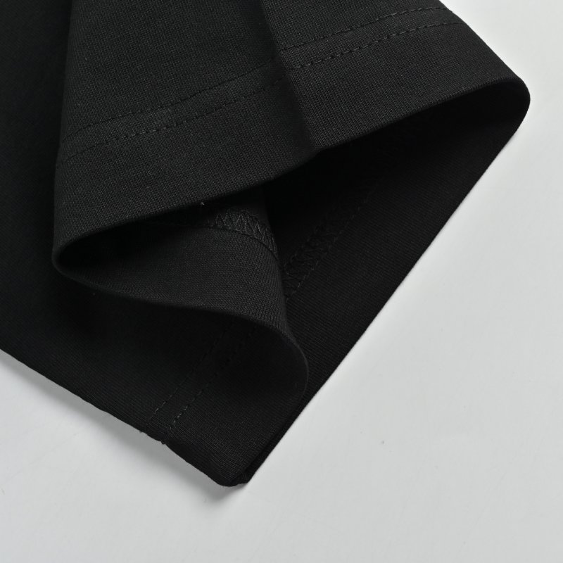 Louis Vuitton Black Logo T-Shirt with Yellow Patch view