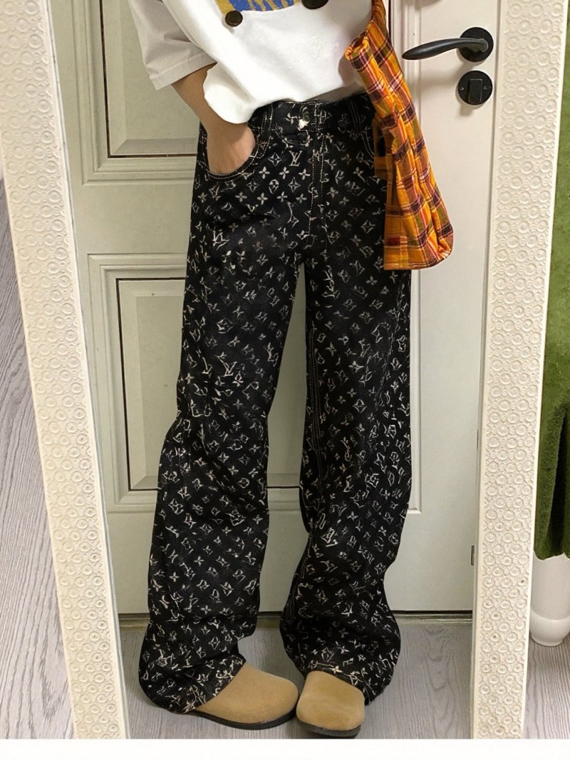 Louis Vuitton Monogram Black Denim Jeans view