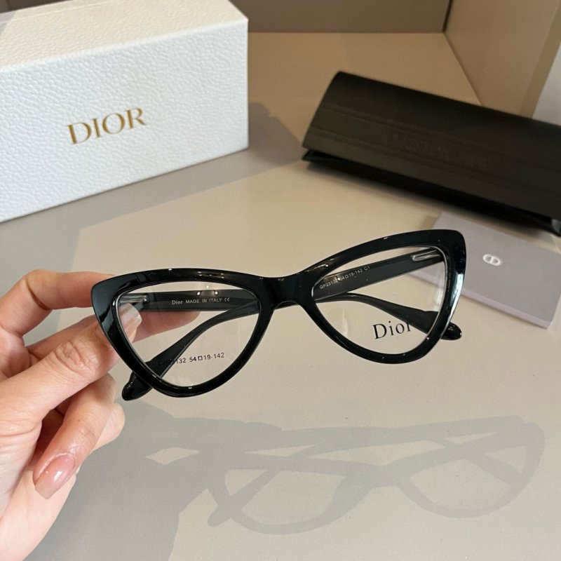 Dior Black Cat-Eye Optical Glasses view
