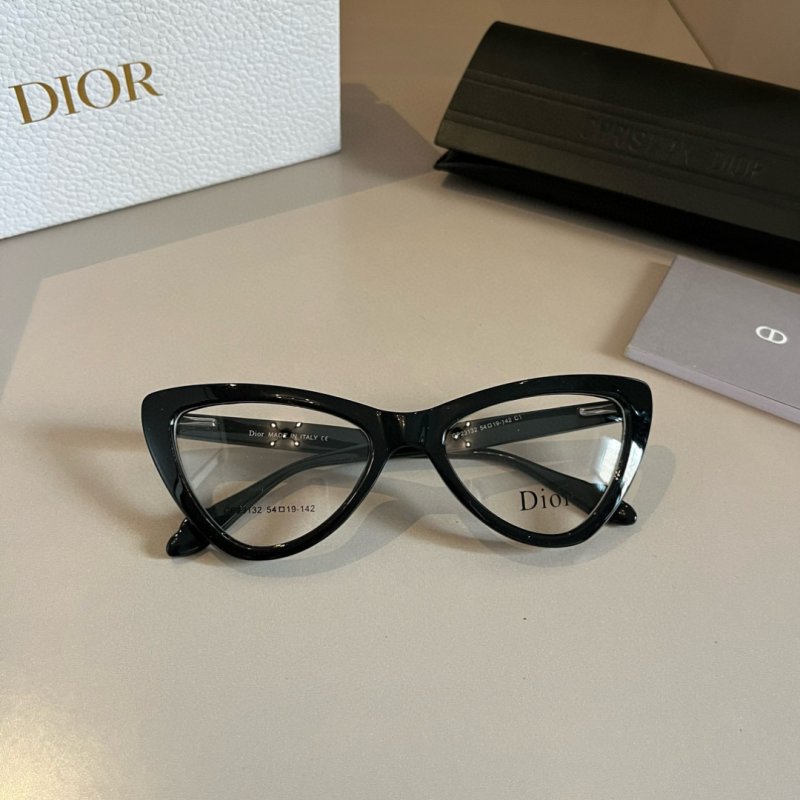 Dior Black Cat-Eye Optical Glasses view