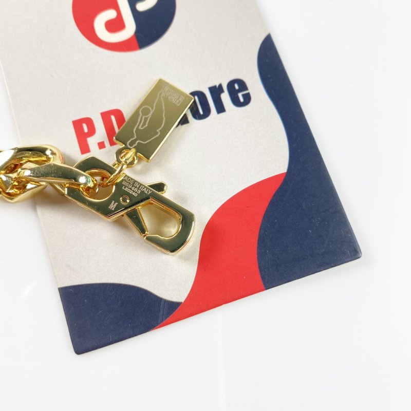 Louis Vuitton NBA Collaboration Gold Chain Bracelet Blue view