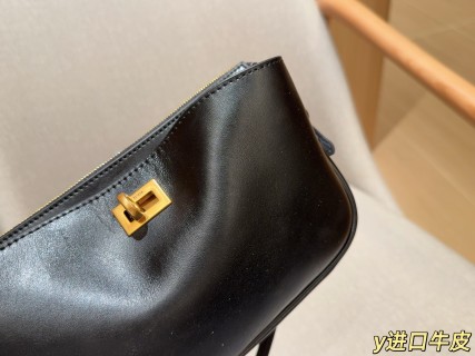 Balenciaga Rodeo Black Leather Shoulder Bag view 8