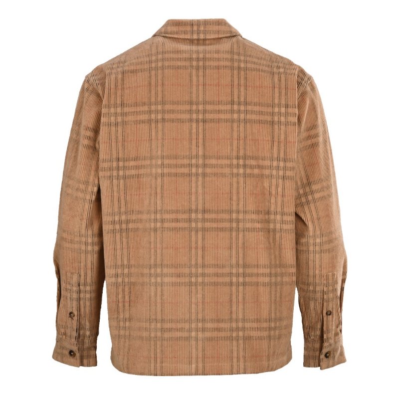 Vintage Tan Corduroy Overshirt Jacket view