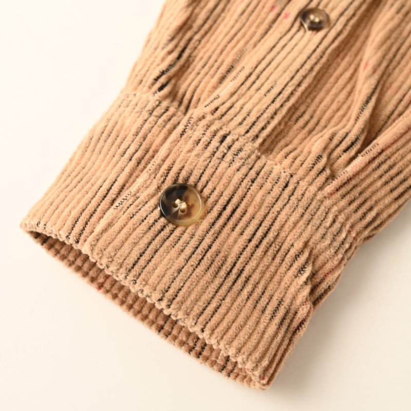 Vintage Tan Corduroy Overshirt Jacket view