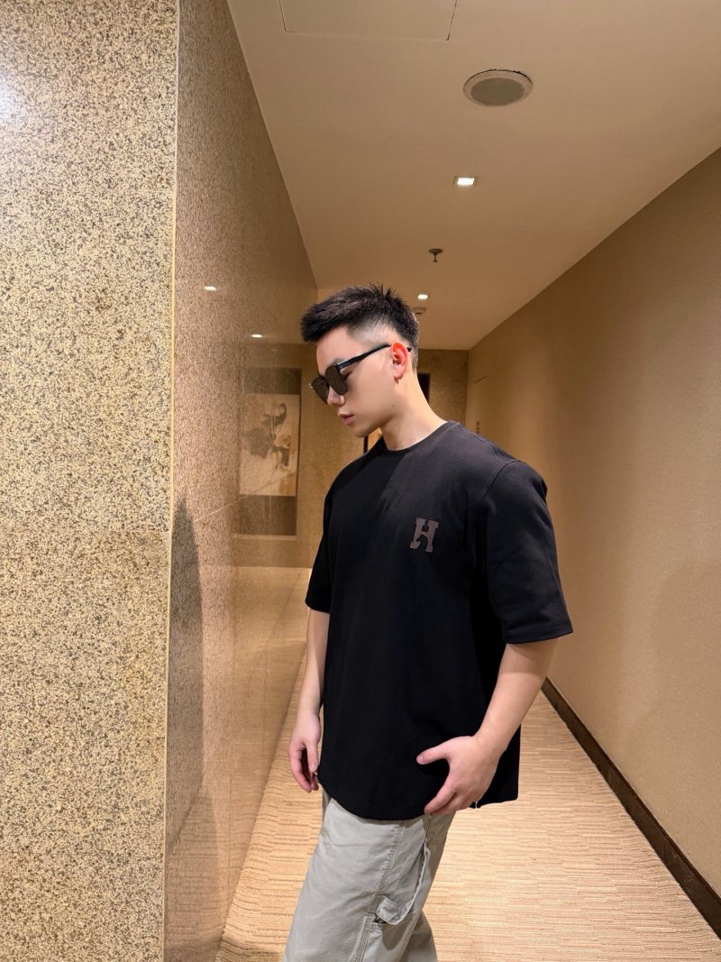 Heron Preston Black Logo T-Shirt view