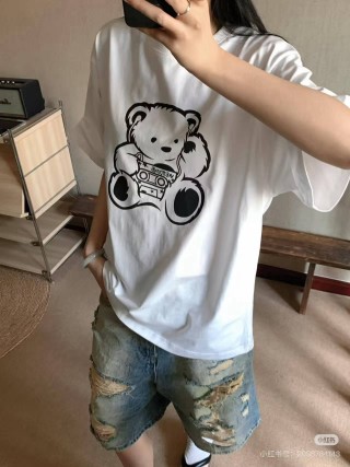 White Bear Graphic Short Sleeve T-Shirt view 2