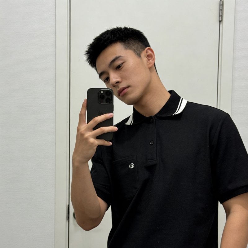 Gucci GG Embroidered Polo Shirt Black view