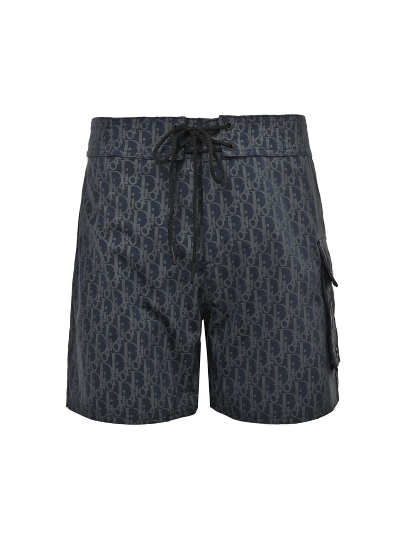 Dior Navy Denim Cargo Shorts view